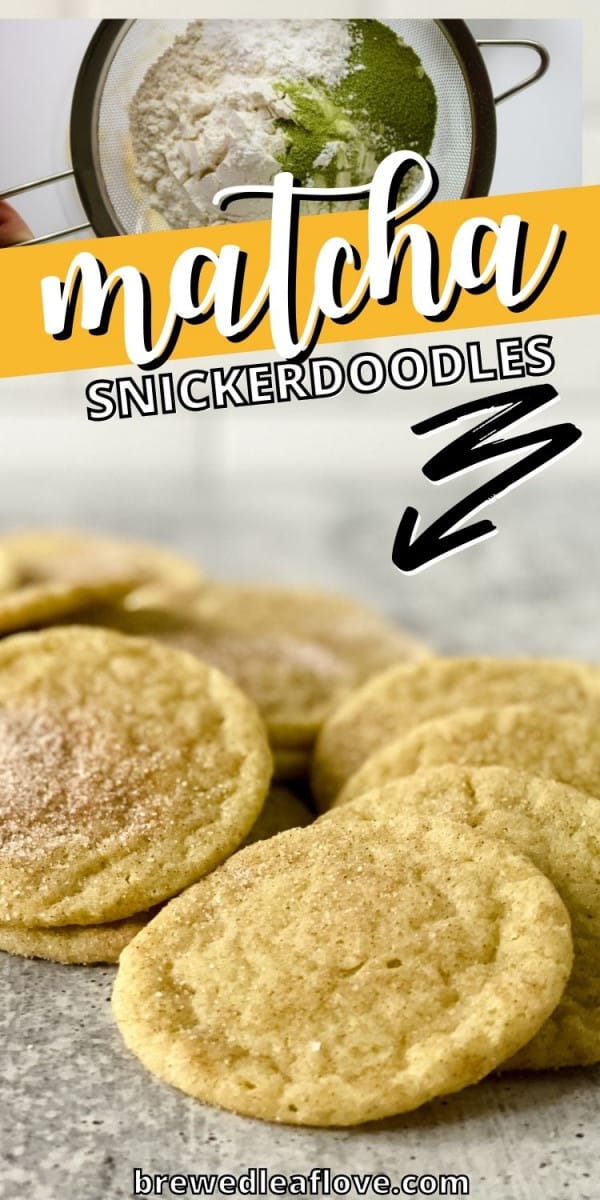 matcha snickerdoodle cookie graphic
