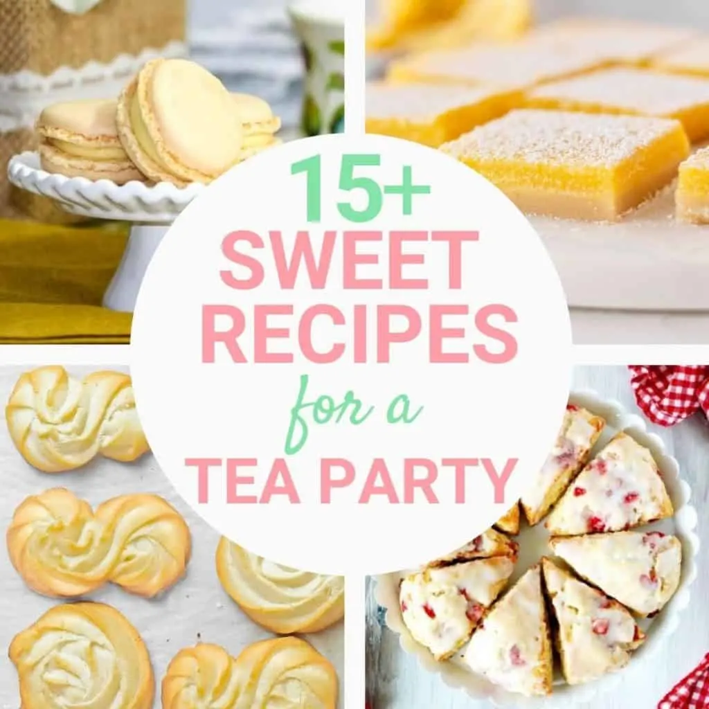 recipes for tea party sweets
