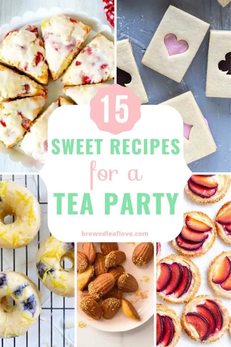 sweet tea parties desserts recipes graphic