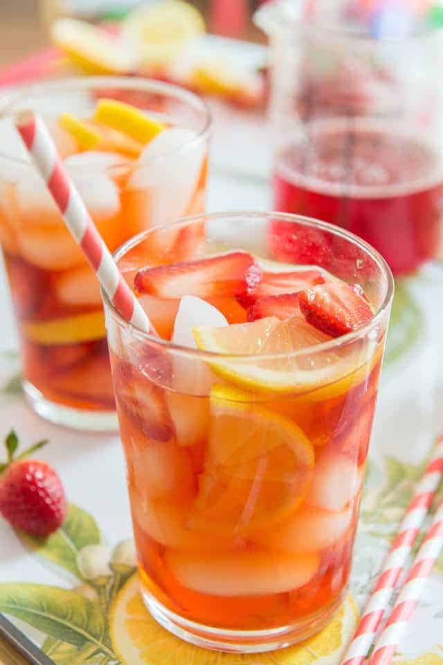 strawberry iced tea