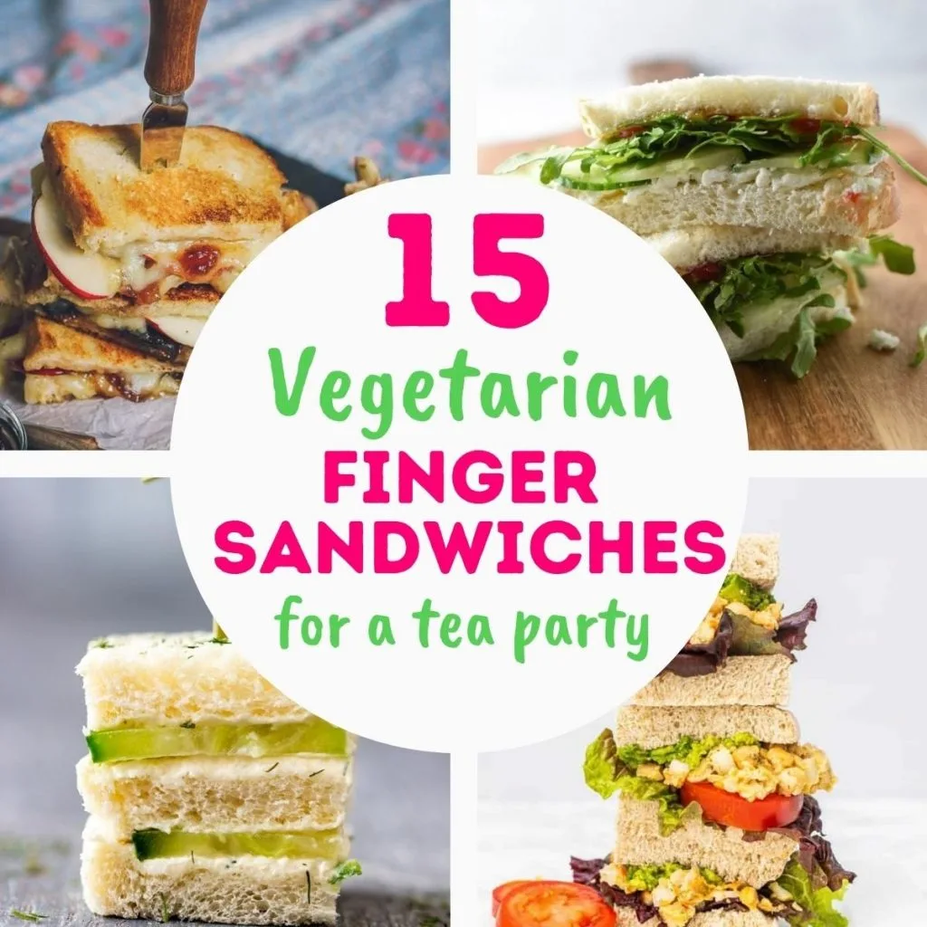 vegetarian tea sandwich recipes