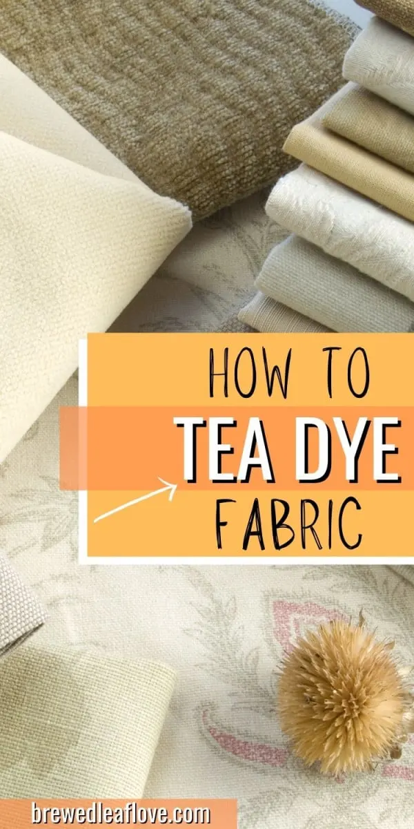 how to tea dye fabric graphic