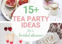 15 Elegant and Fun Tea Party Bridal Shower Ideas