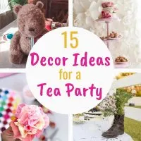 decor ideas for a tea party