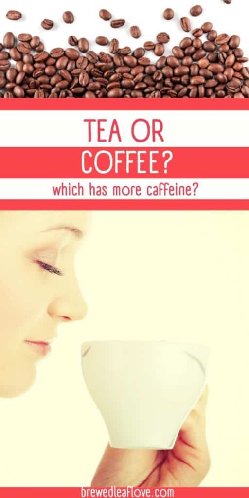 does tea have more caffeine than coffee