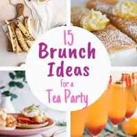 tea party brunch menu