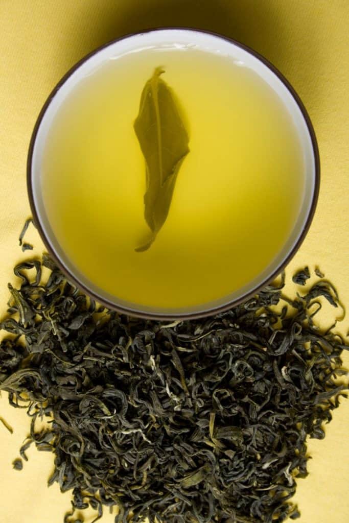 history of green tea in japan