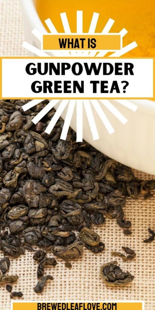 what is gunpowder green tea graphic