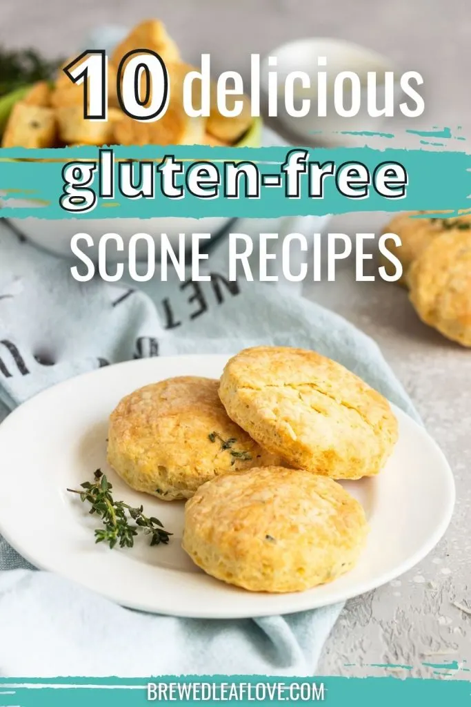 gluten free scones recipe graphic