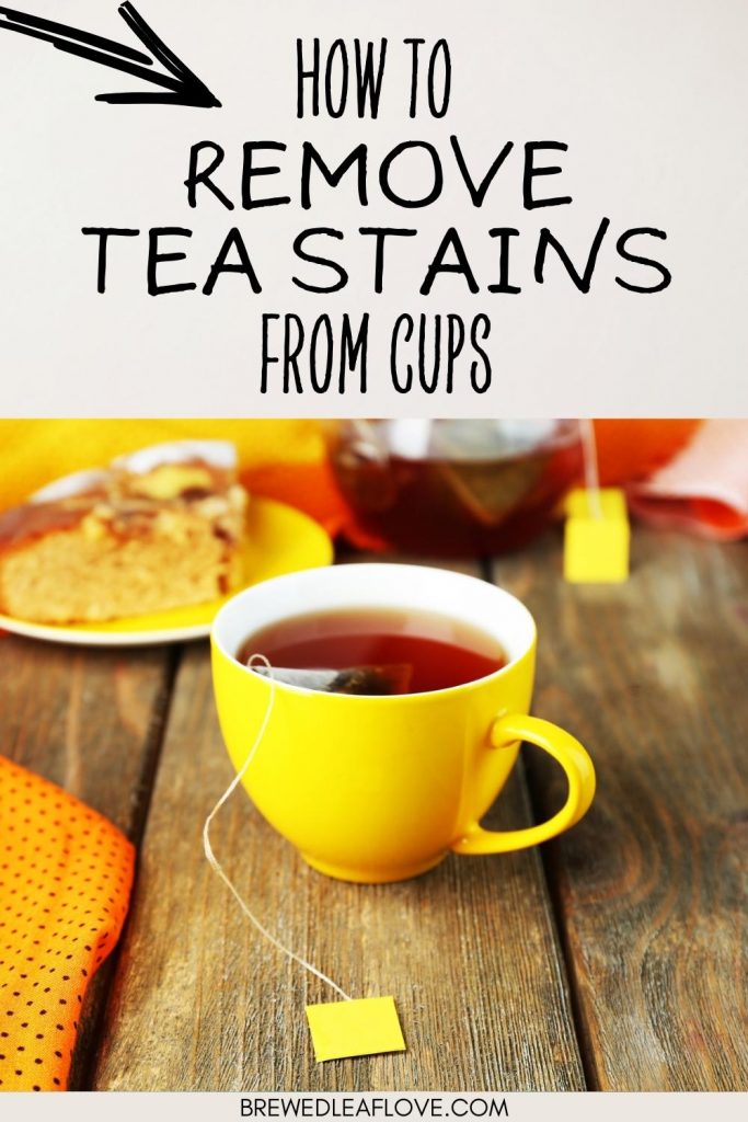 how to remove tea stains from cups