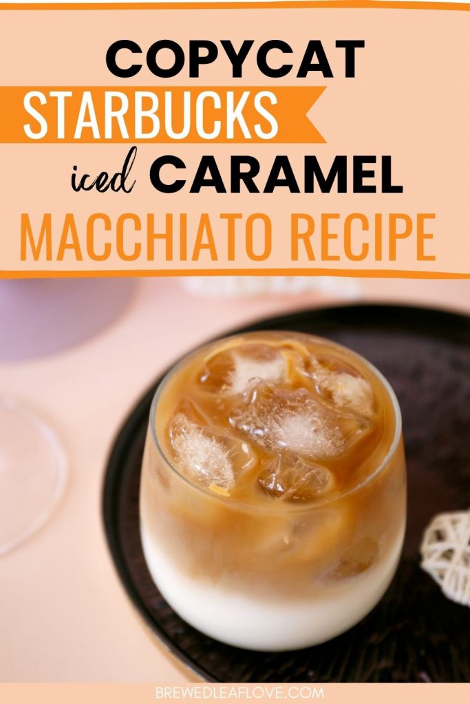 Starbucks copycat iced caramel macchiato recipe