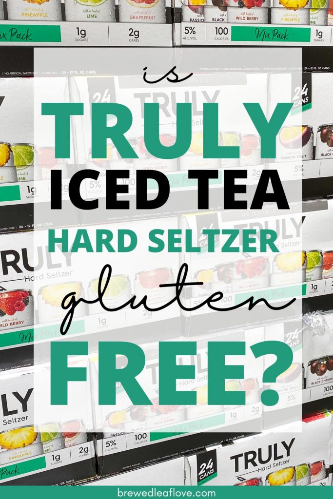 is truly iced tea gluten free