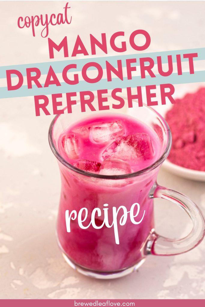 starbucks mango dragon fruit refresher copycat recipe