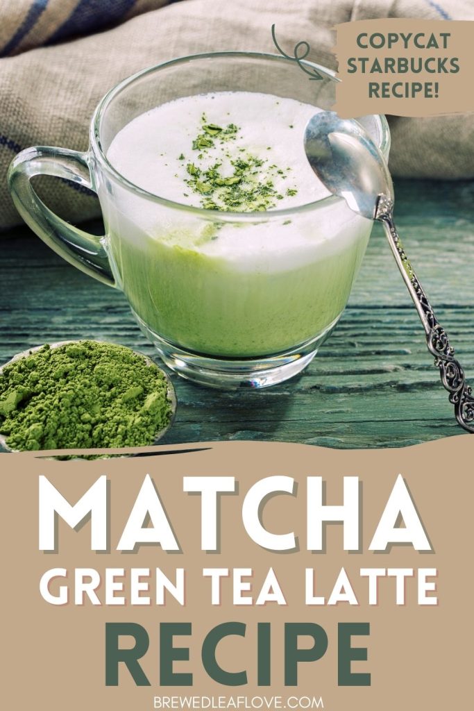 matcha green tea latte starbucks copycat recipe