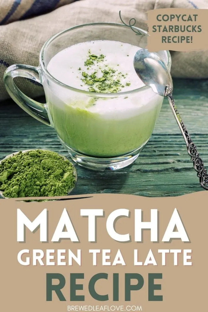 matcha green tea latte starbucks copycat recipe