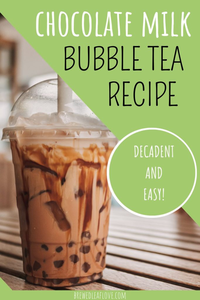 chocolate milk bubble tea recipe