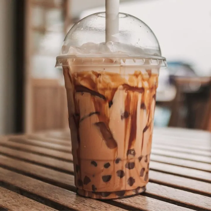 chocolate milk boba bubble tea