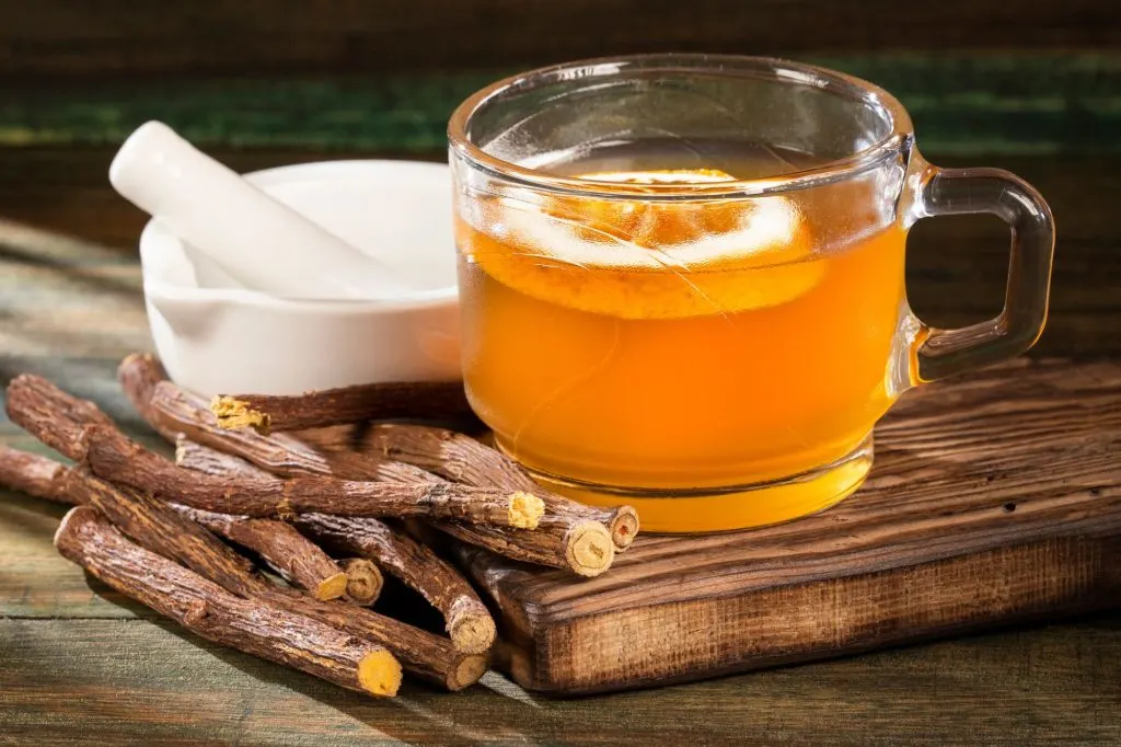licorice tea for sore throat