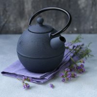 how to care for a cast iron tea pot