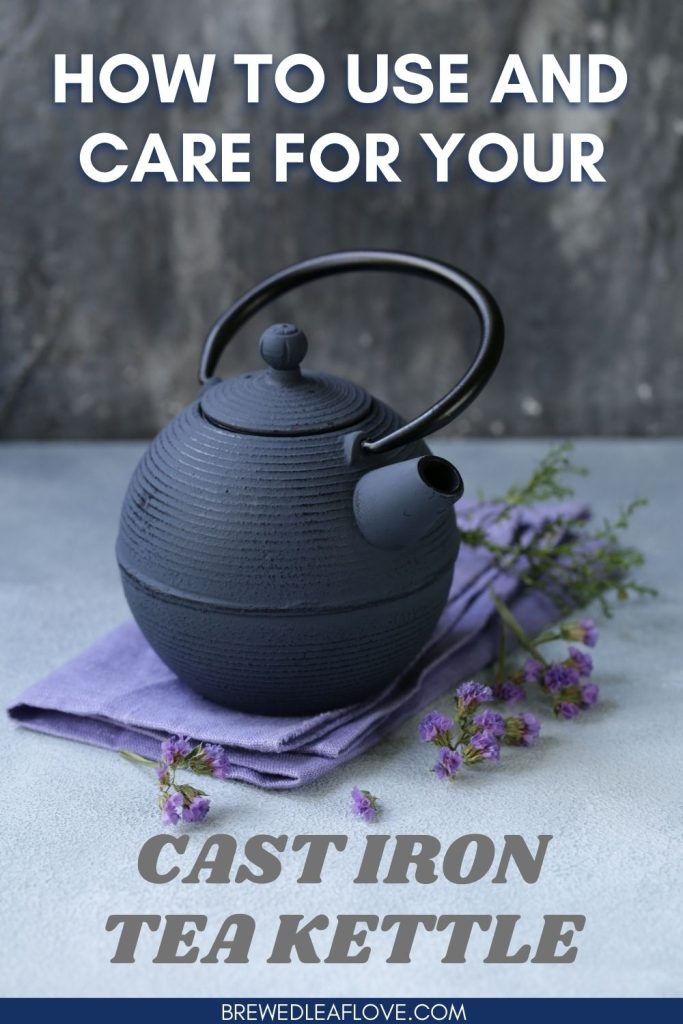 How to Use and Care For A Cast Iron Tea Kettle or Teapot Brewed Leaf Love